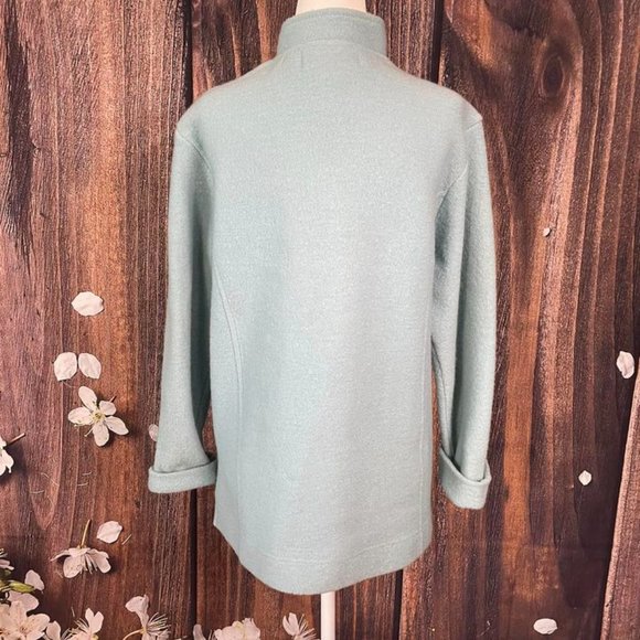 Vintage 80s Norm Thompson wool coat - Picture 3 of 5